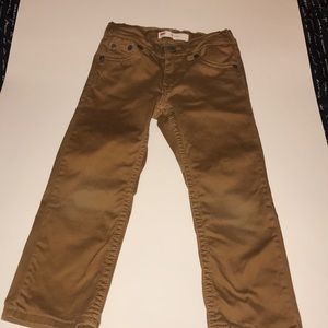 Toddler Boys Levi Khaki Jeans